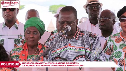 Ahoussou Jeannot aux populations de Didiévi - « Le moment est venu de conjurer ce mauvais sort