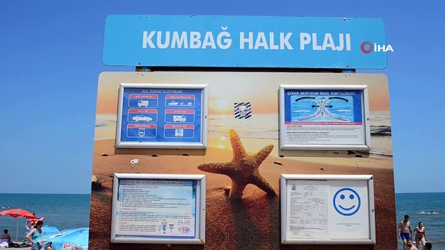 Plajlarda bayram yoğunluğu