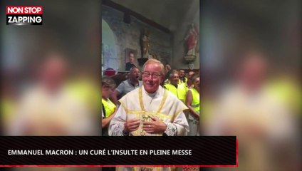 Emmanuel Macron : Un prêtre insulte le président en pleine messe (Vidéo)