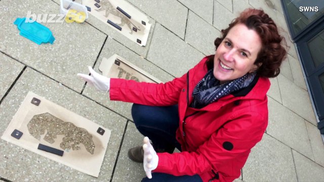 Magic Map! Artist Creates Magical Trail Of Street Art That Only Appears When It Rains!