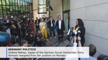 Trio to lead ruling SPD in Germany after resignation of its leader