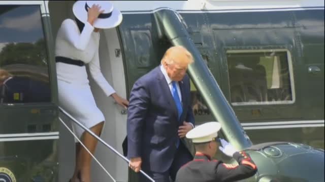 Donald y Melania Trump visitan Reino Unido rodeado de tensión por el Brexit