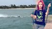 ABD'de denizde yüzen genç kız, köpek balığının saldırısına uğradı