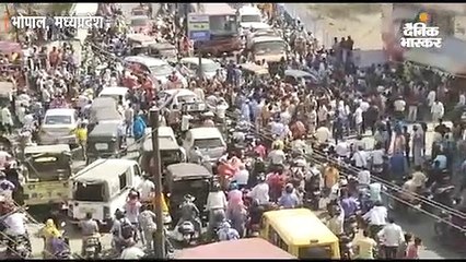 पानी को लेकर कोलार में चक्काजाम