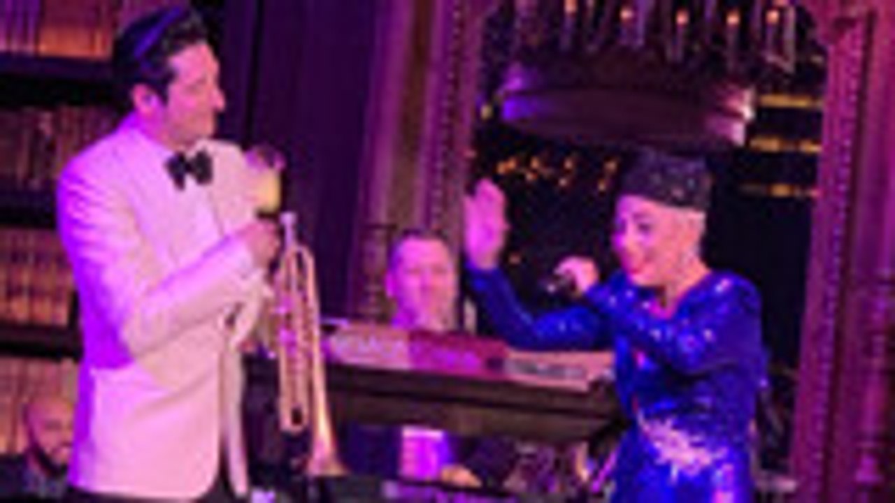Lady Gaga and Trumpet Player Brian Newman Perform "Fly Me to the Moon" at Intimate Las Vegas Show