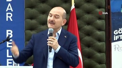 Süleyman Soylu, Karadenizlilerle sahurda buluştu, Ekrem İmamoğlu'nu Eleştirdi