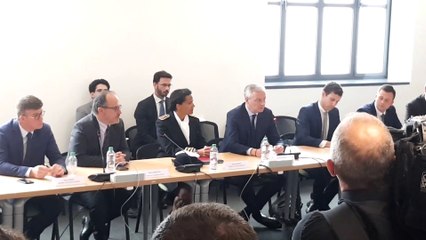 Bruno Le Maire en visite chez GE Energy à Belfort
