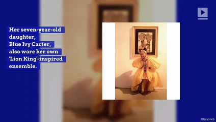 Beyoncé Wears 'Lion King'-Themed Dress to Her Mother's Gala