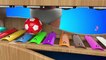 Wooden Hammer Color Soccer Balls Slider Toy Set 3D - Baby Play Learning Colors for Children Kids