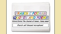 Funny news: Church sell blessed microphone! [Quotes and Poems]