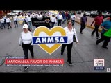 Trabajadores marchan a favor de Altos Hornos de México | Noticias con Ciro Gómez Leyva