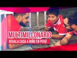 Multimillonario regala casa a niño que estudiaba bajo una lámpara en Perú | Noticias con Paco Zea