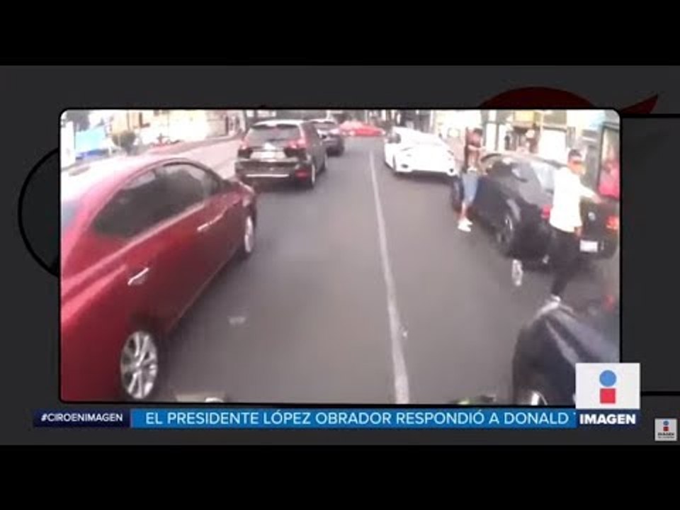 Captan asalto a automovilista en la Benito Juárez CDMX | Noticias con Ciro Gómez Leyva