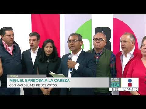 Miguel Barbosa se declara ganador en Puebla | Noticias con Francisco Zea