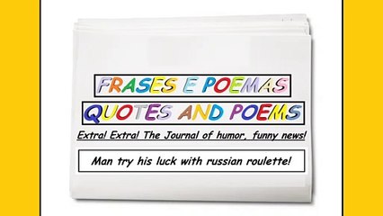 Funny news: Man try his luck with russian roulette! [Quotes and Poems]