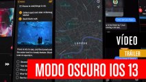 Modo oscuro del iPhone con iOS 13