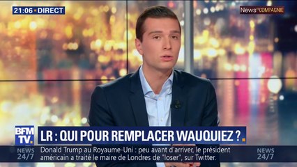 Jordan Bardella sur la démission de Laurent Wauquiez: "Ça me paraissait inévitable"