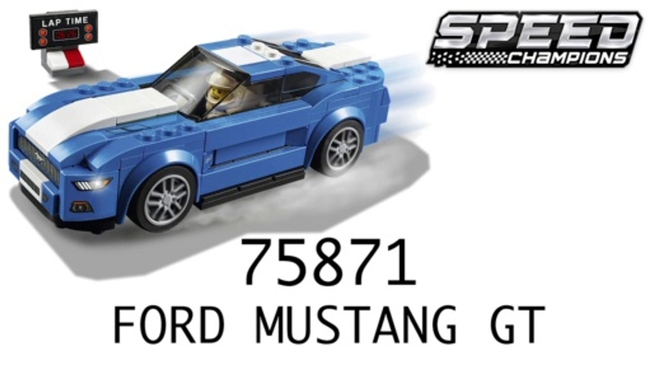 75871 - Ford Mustang Gt - Speed Champions - brick academy