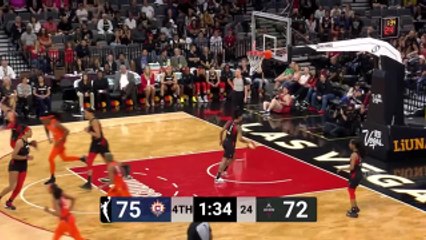 Courtney Williams Assists in Las Vegas Aces vs. Connecticut Sun