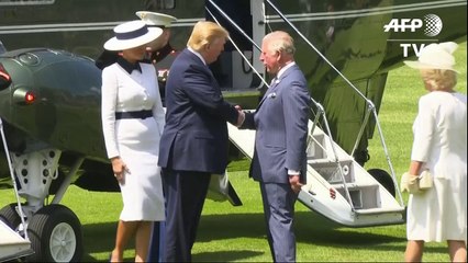 Trump bei den Royals in London: Misstöne und Pomp