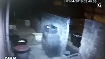 Vídeo mostra ação de criminosos em tentativa de explosão a caixa eletrônico em Cariacica