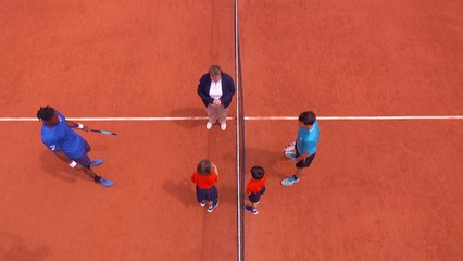 Roland-Garros 2019 - 03 Juin : Les plus belles images de la Spidercam du court Philippe-Chatrier