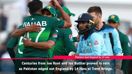 Fast Match Report - Root and Buttler tons not enough as Pakistan beat England
