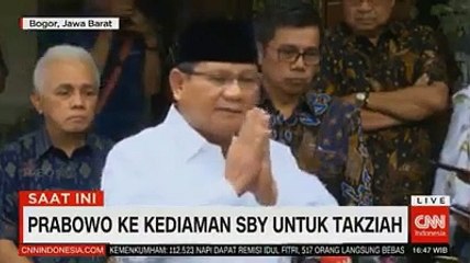 Pernyataan Prabowo Membuat SBY 'Kecewa'