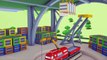 Troy the Train and the little Train's Accident in Train Town  Trains & Trucks cartoon for Kids