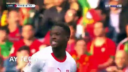 ملخص مباراة البرتغال وسويسرا 3-1 - هاتريك الدون