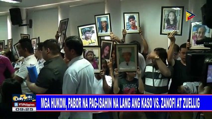 Mga hukom, pabor na pag-isahin na lang ang kaso ng Sanofi at Zuellig