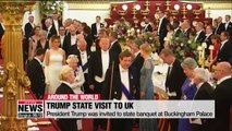 Trump gets royal welcome on first day of his state visit to UK