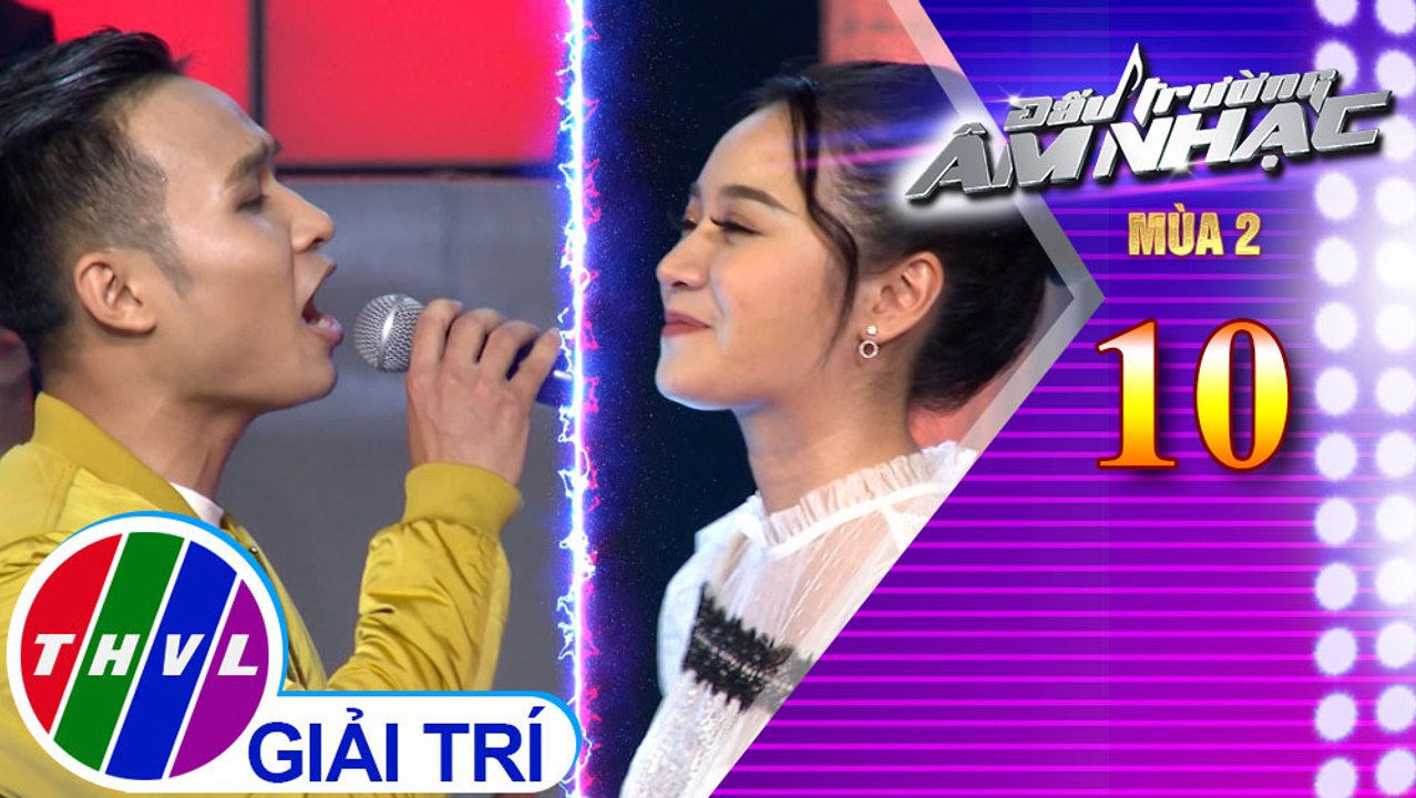 THVL | Đấu trường âm nhạc Mùa 2 - Tập 10[5]: Dấu mưa – Cha My, Gia Bắc