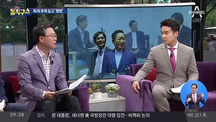 평행선 달린 160분…유시민 vs 홍준표