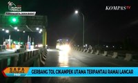 Gerbang Tol Cikampek Utama Terpantau Ramai Lancar