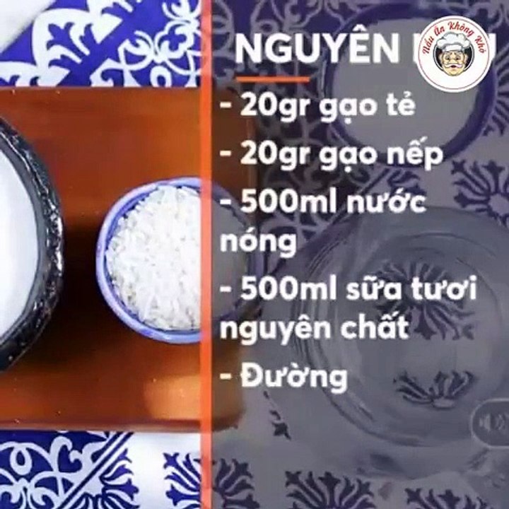 Cách làm SỮA GẠO HÀN QUỐC ngon đã bổ lại còn đẹp da - Nấu Ăn Không Khó