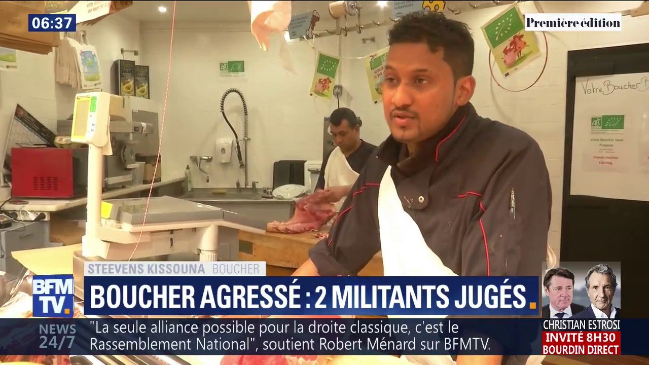 Deux militants antispécistes sont jugés ce mardi pour avoir déversé du faux sang sur le stand d'une boucherie bio