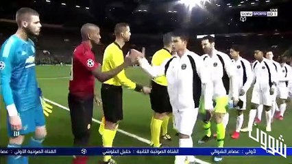 ملخص باريـ ـس سان جـ ـيرمـ ـان و مانشـ ـستر يونـ ـايتد - مبارة نـ ـااااار وممتعة جنون عصام الشوالي