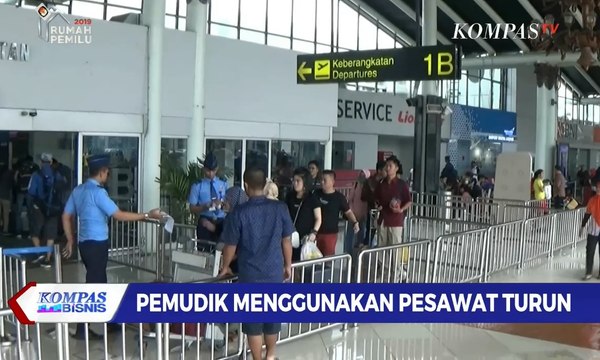 Harga Tiket Terbang Tinggi, Pemudik Menggunakan Pesawat Turun