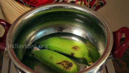 Valakkai Puttu or Raw Banana puttu