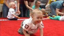 Lituania celebra su tradicional concurso de carreras de bebés