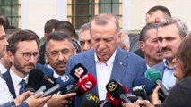 Cumhurbaşkanı Erdoğan'dan YSK'nın ilçe seçim kurullarıyla ilgili kararını değerlendirdi: 'Biz bütün bunlara karşı tedbiren parti olarak YSK'ya bu konuda itirazi kaydımız düştük'