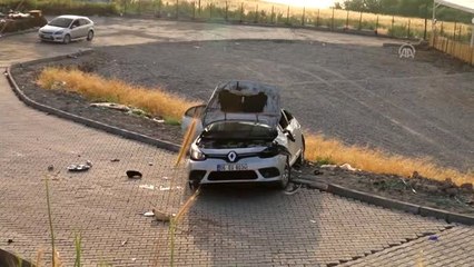 Otomobil şarampole devrildi: 5 yaralı