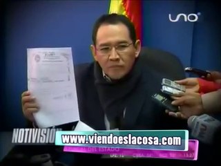 Según Fiscal General el certificado del hijo de Evo y el título de Zapata son falsos