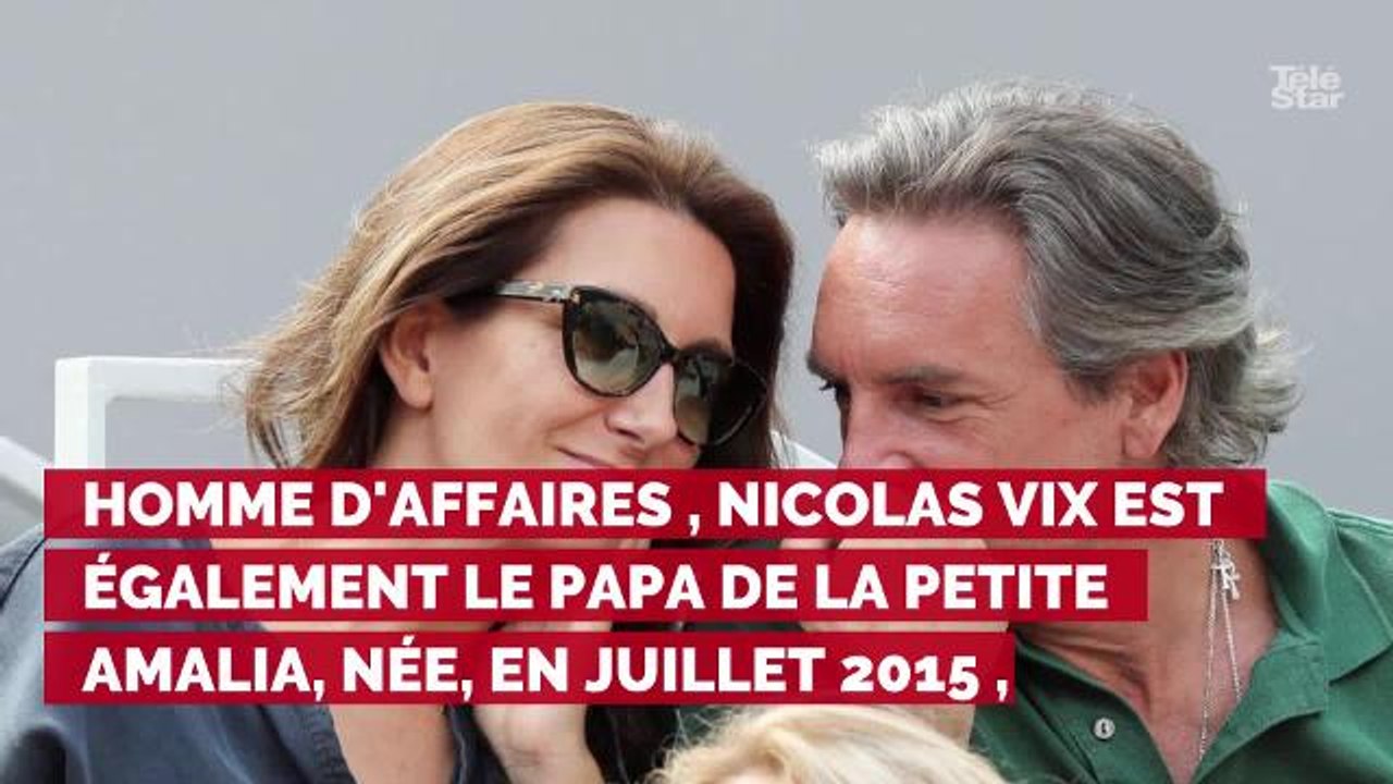 PHOTOS. Anne-Claire Coudray se détend avec son compagnon Nicolas Vix dans les tribunes de Roland-Garros