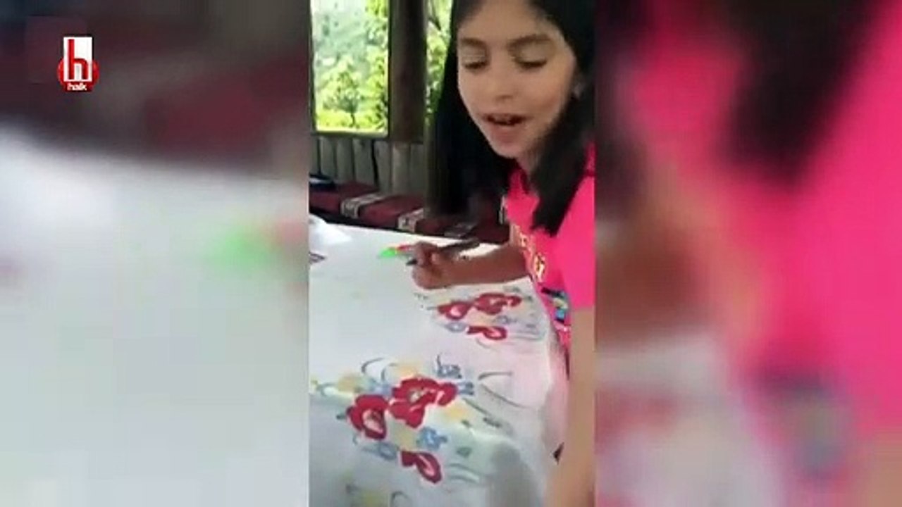 Küçük kızdan Ekrem İmamoğlu'na çağrı: Ekrem amca masraf yapma...