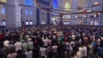 Büyük Çamlıca Camii İlk Bayram Namazında Havadan Görüntülendi