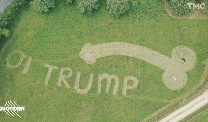 Donald Trump accueilli au Royaume-Uni par un beau message - ZAPPING ACTU DU 04/06/2019
