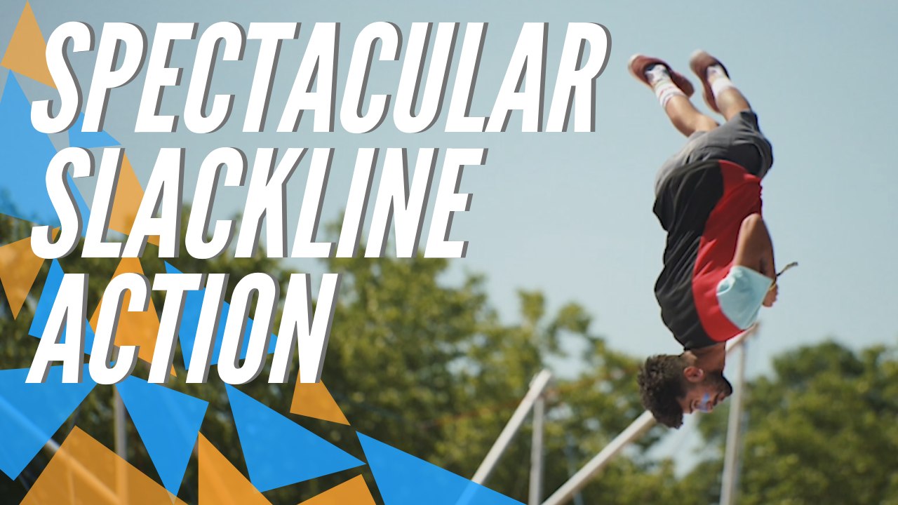 Triple frontflip on a Slackline | Best of GIBBON World Slackline Masters 2019 in Stuttgart (GER)
