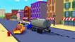 Tom la Dépanneuse  et Franck le Camion Pompier à Car City  | Voitures et camions dessins animés